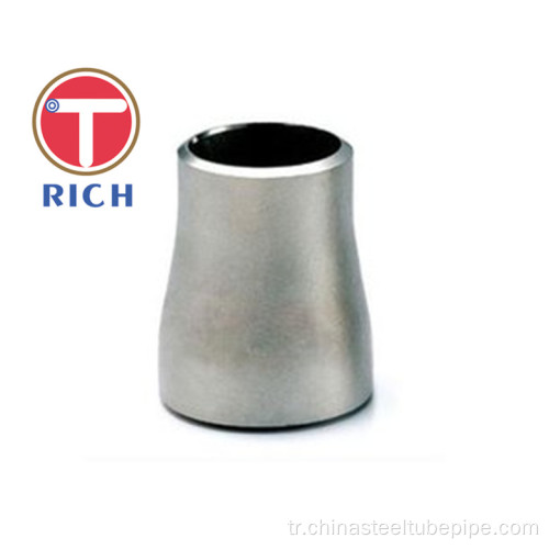 TORICH GB / T12459 Kaynaklı Paslanmaz Çelik Con Kırmızı DN15-DN1200